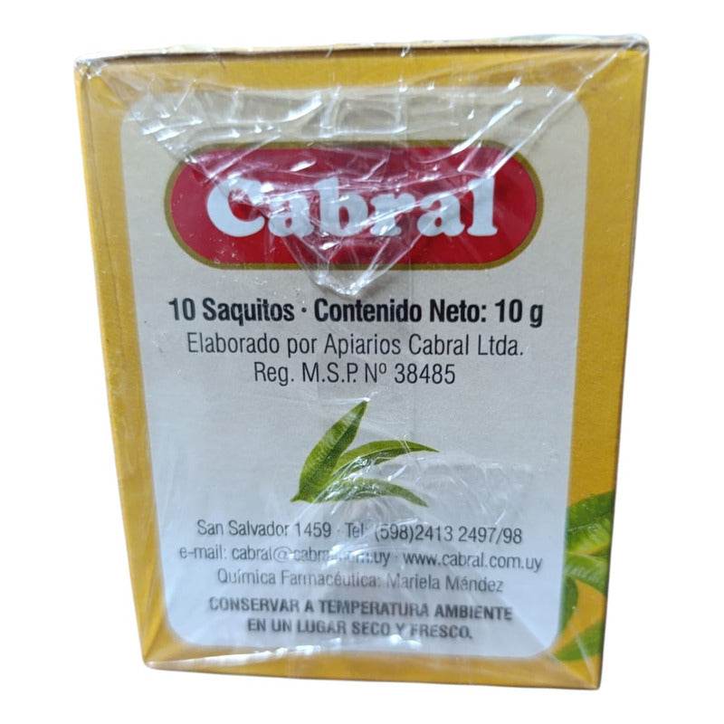 Te Cabral Cedron 10g X10 Unidades
