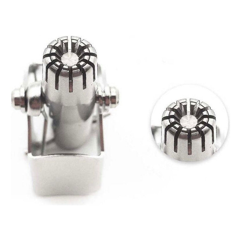 Mini Recortador Manual De Pelo De Nariz Y Orejas Acero Inox