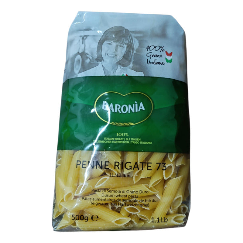 Fideos Baronia Penne Rigate 500g