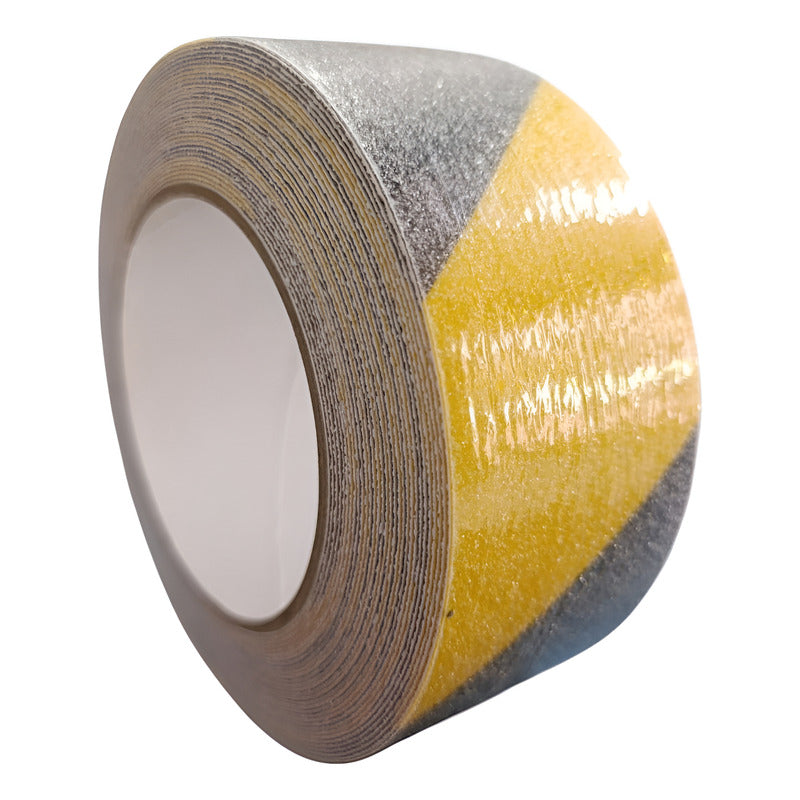 Cinta Antideslizante Amarillo Y Negro 5 Cm 10 Metros