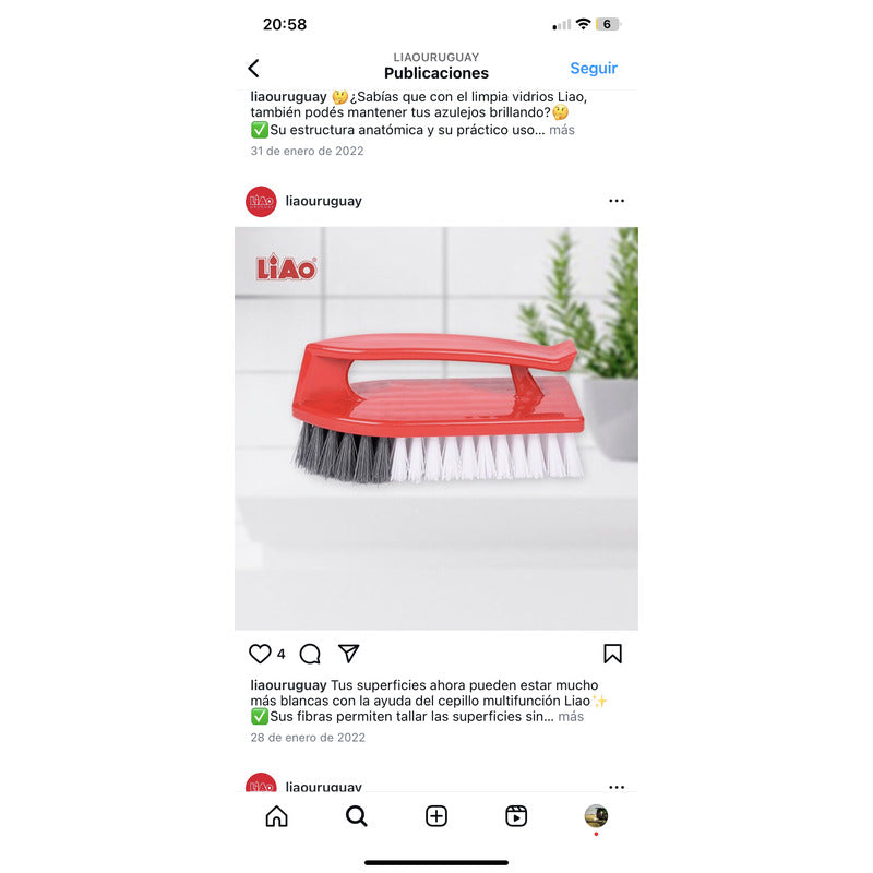 Cepillo De Lavar Ropa De Mano Calzado 15cm Largo