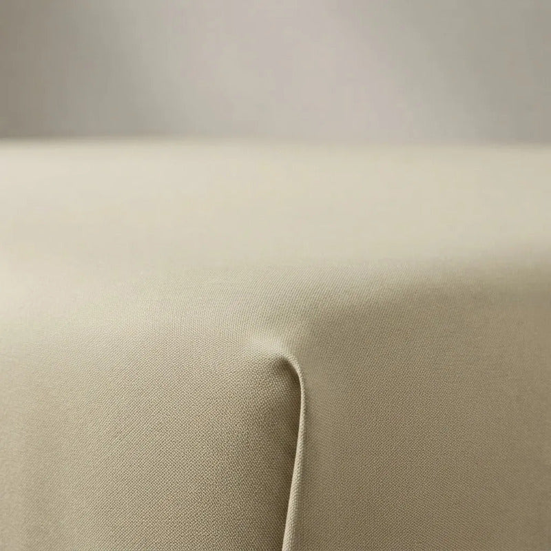 Sábanas 1 Plaza 148x240cm Ajustable 90x190x25 Cm Con Funda Marron Clara Liso