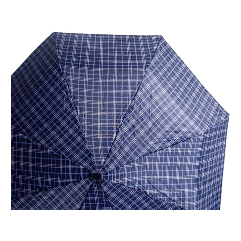 Paraguas Plegable De 95cm De Diámetro Varios Colores Celeste