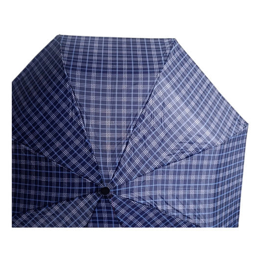 Paraguas Plegable De 95cm De Diámetro Varios Colores Celeste