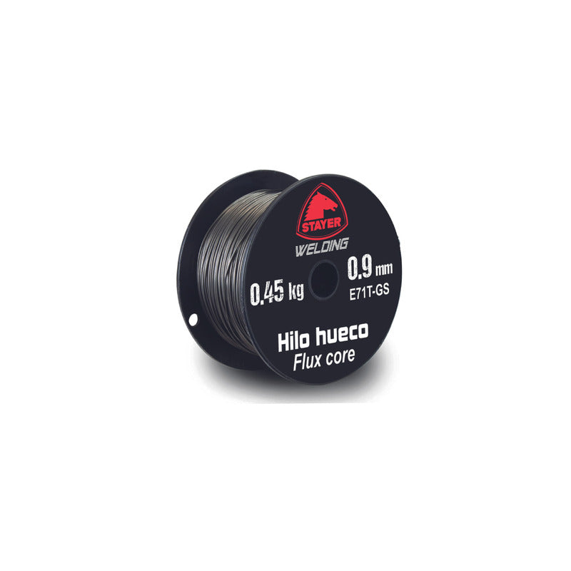 Bobina Hilo Hueco Stayer 0.45 Kg 0.9 Mm E71t-gs Stayer