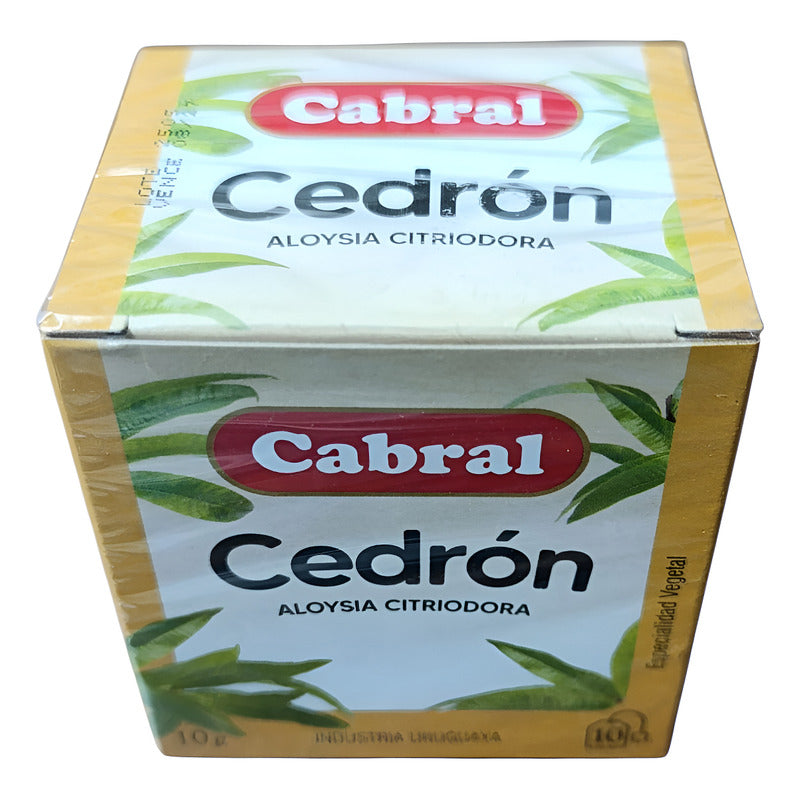 Te Cabral Cedron 10g X10 Unidades