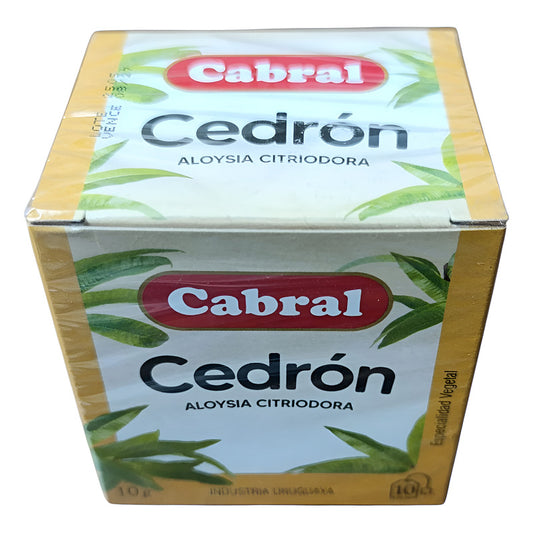 Te Cabral Cedron 10g X10 Unidades