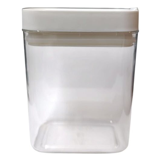 Tarro Frasco Con Tapa Hermetica, De Plastico Multiusos