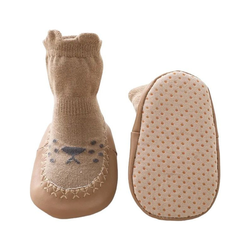 Medias Tipo Zapatito De Bebe De Diseño Cómodos Tamaños S,m,l