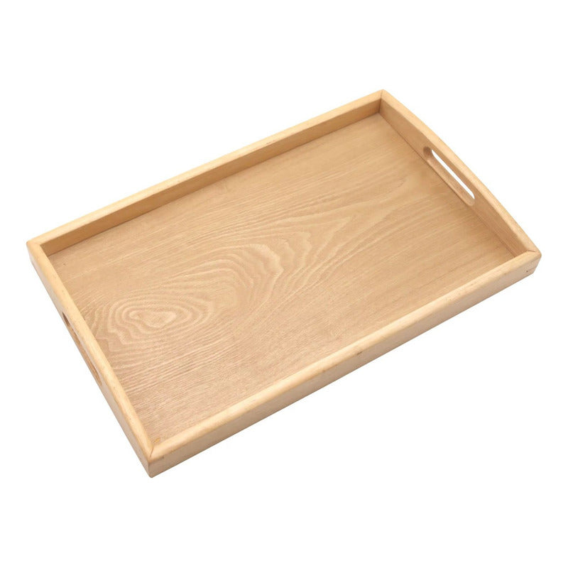 Bandeja Para Desayuno De Bambu 40x28 Cm