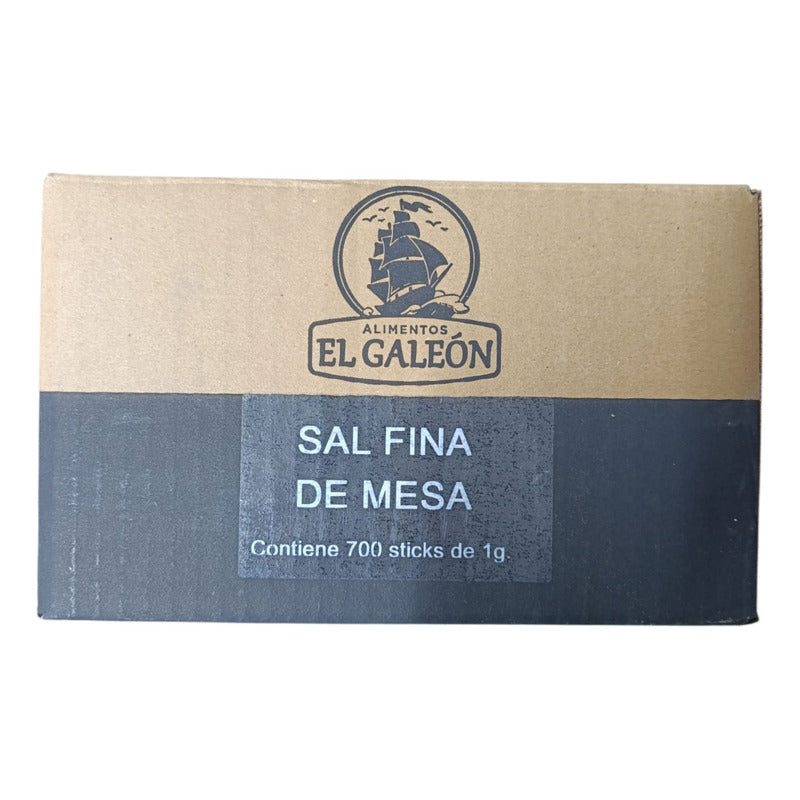 Sobres De Sal Fina El Galeón 700 Unidades De 1 G