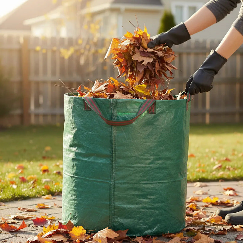 Bolsón Basura Bolsa Plastillera Escombro 60 Kg 38x45 Cm Verde