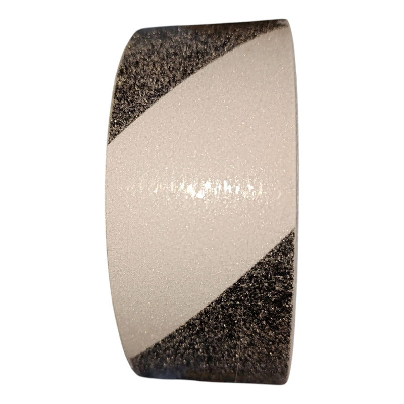Cinta Antideslizante Blanco Y Negro 5cm X 10 Metros