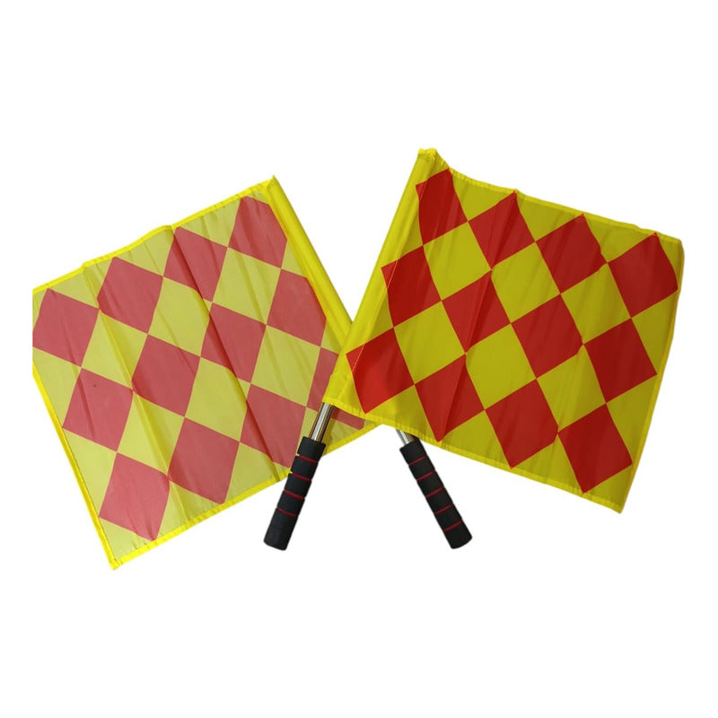 Banderín De Juez Bandera Arbitro Línea X2 Unidades De 32x35