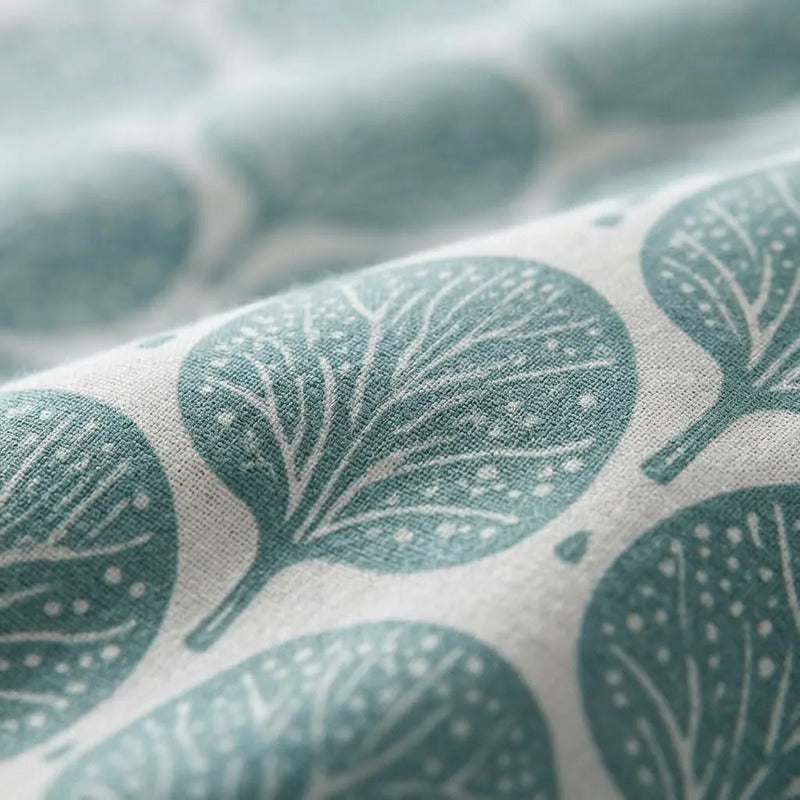 Sabana De 1 Plaza 148 X 240 Cm Con Funda Verde Diseño