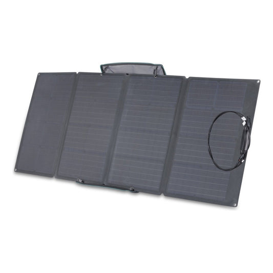 Panel Solar 160 W Conector Mc4 Tamaño Soblado 68,5x43x2,5 Cm Negro