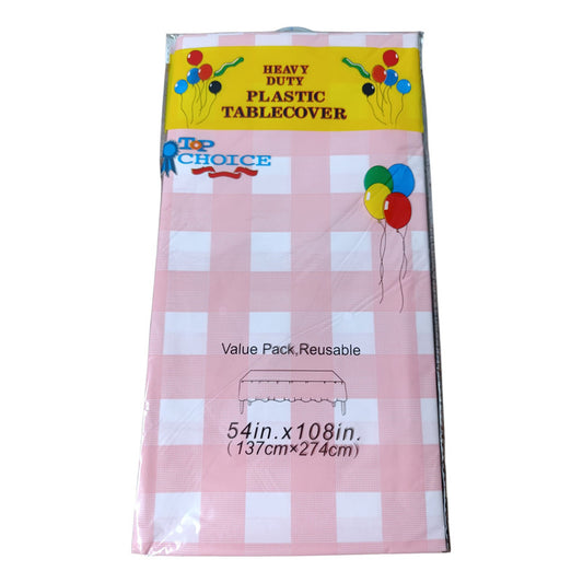 Mantel Cumpleaños Evento Nylon Cuadros Rectangular 274x173