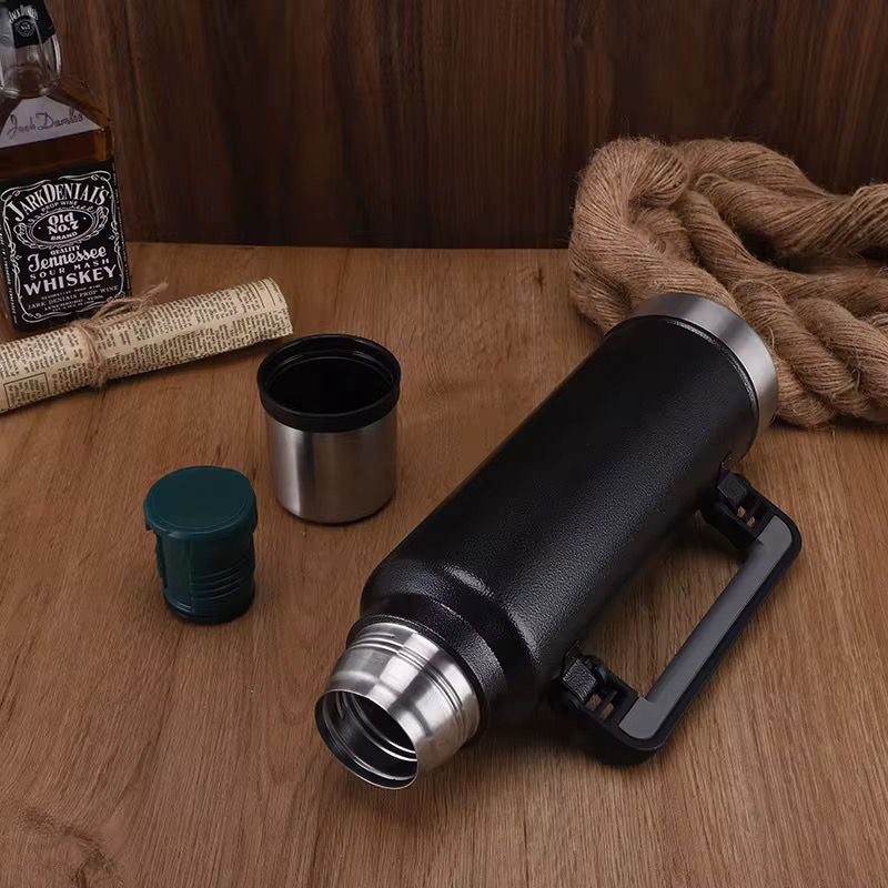 Kit Termo 1.2 Litros, Mate 260 Ml Y Bombilla