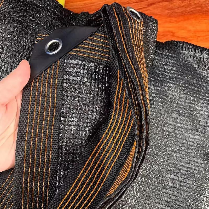 Malla Sombra Tipo Lona Con Ojales 5x2 Metros Negro