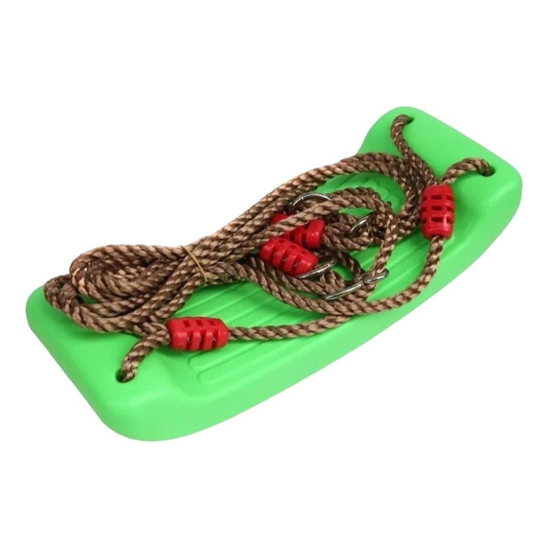 Hamaca Rígida Infantil Plástico P/ Niños C/ Cuerda Reforzada