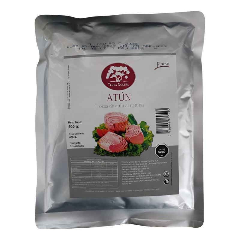 Atún En Trozos Natural Terra Nostra 500g