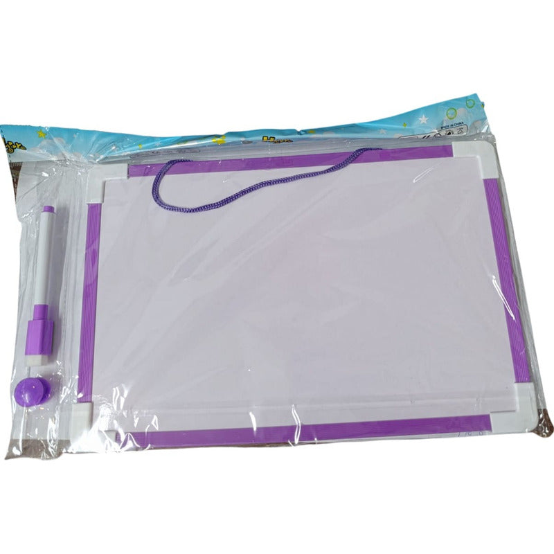 Pizarra Didáctica Infantil Pizarrón Con Marcador 30x20 Cm