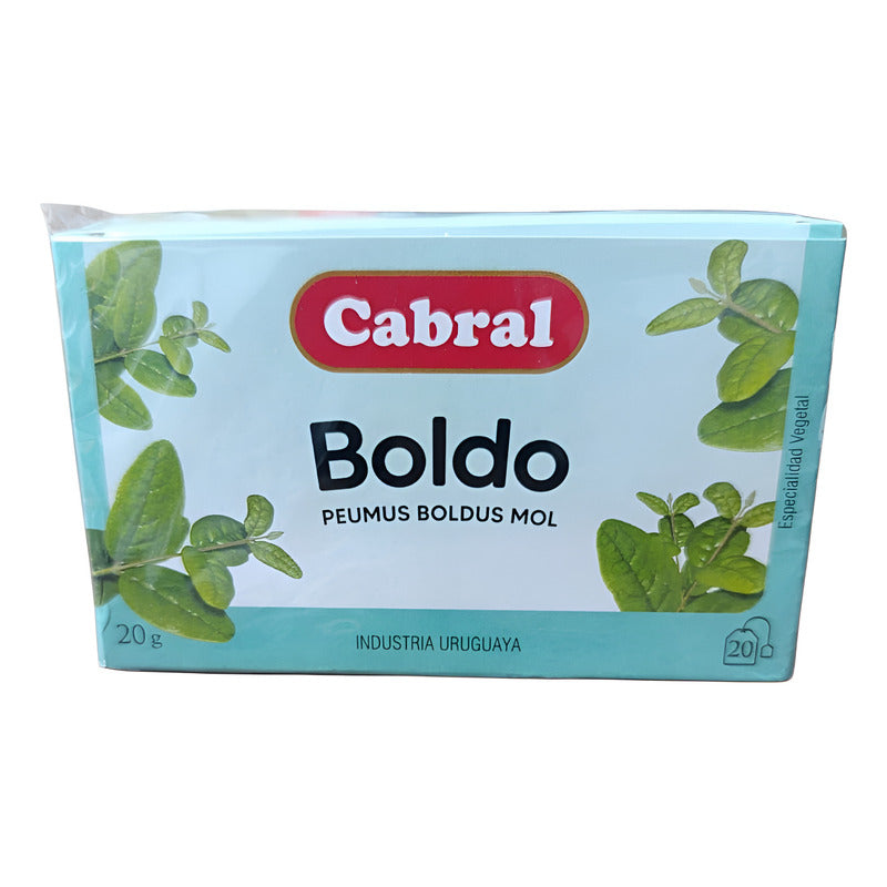 Te Cabral Boldo De 20g X 20 Unidades