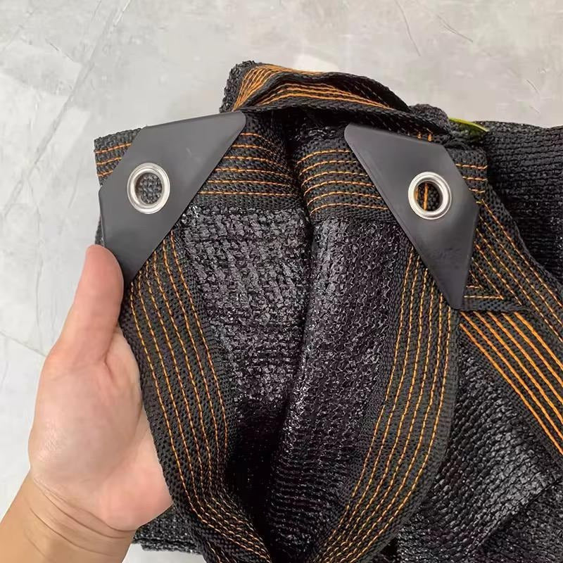 Malla Sombra Tipo Lona Con Ojales 8x6 Metros Negro