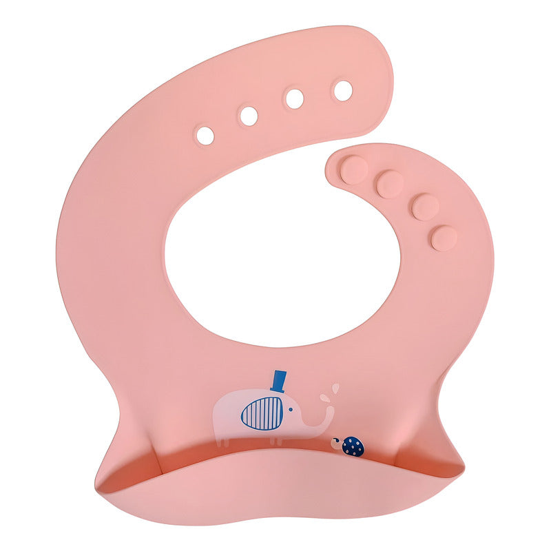 Babero De Silicona Con Grado Alimenticio Recién Nacido 24x30