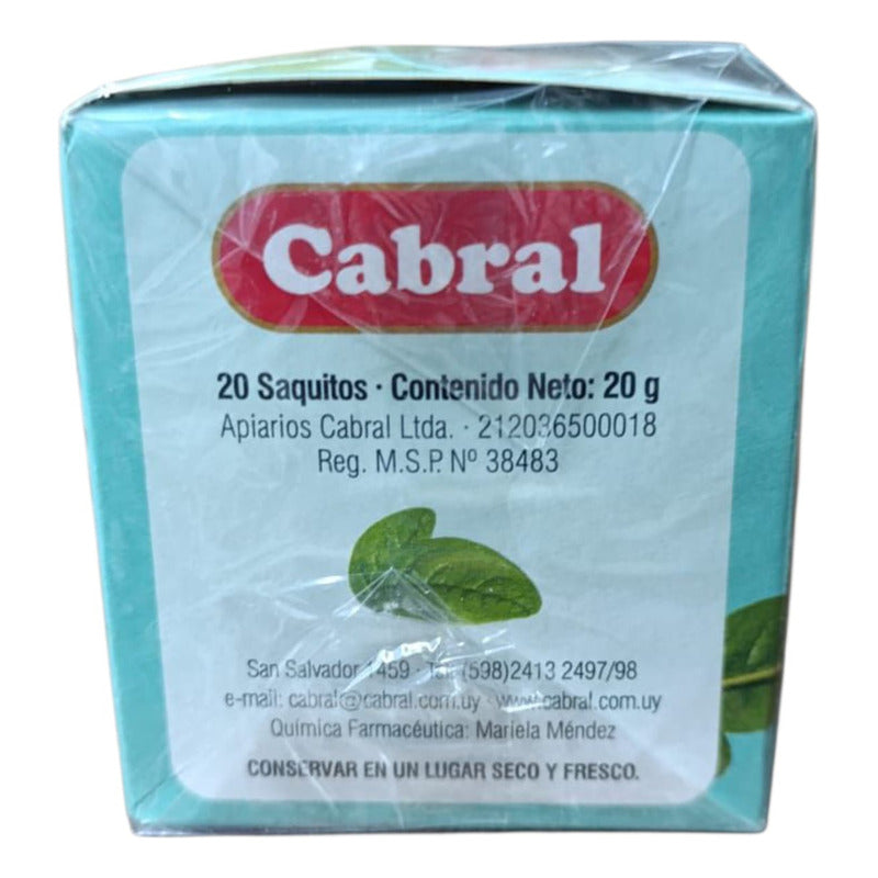 Te Cabral Boldo De 20g X 20 Unidades