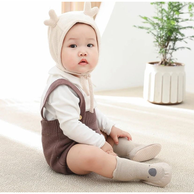 Medias Tipo Zapatito De Bebe De Diseño Cómodos Tamaños S,m,l