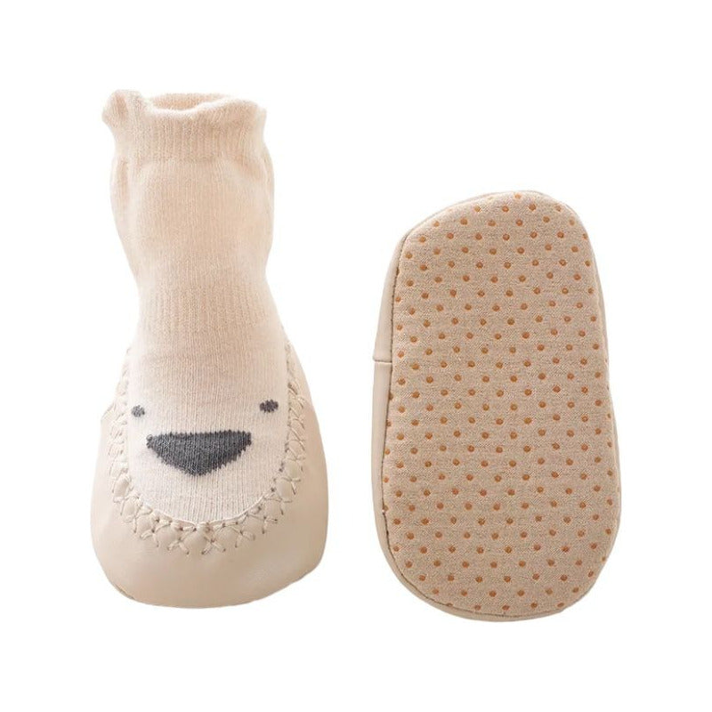 Medias Tipo Zapatito De Bebe De Diseño Cómodos Tamaños S,m,l