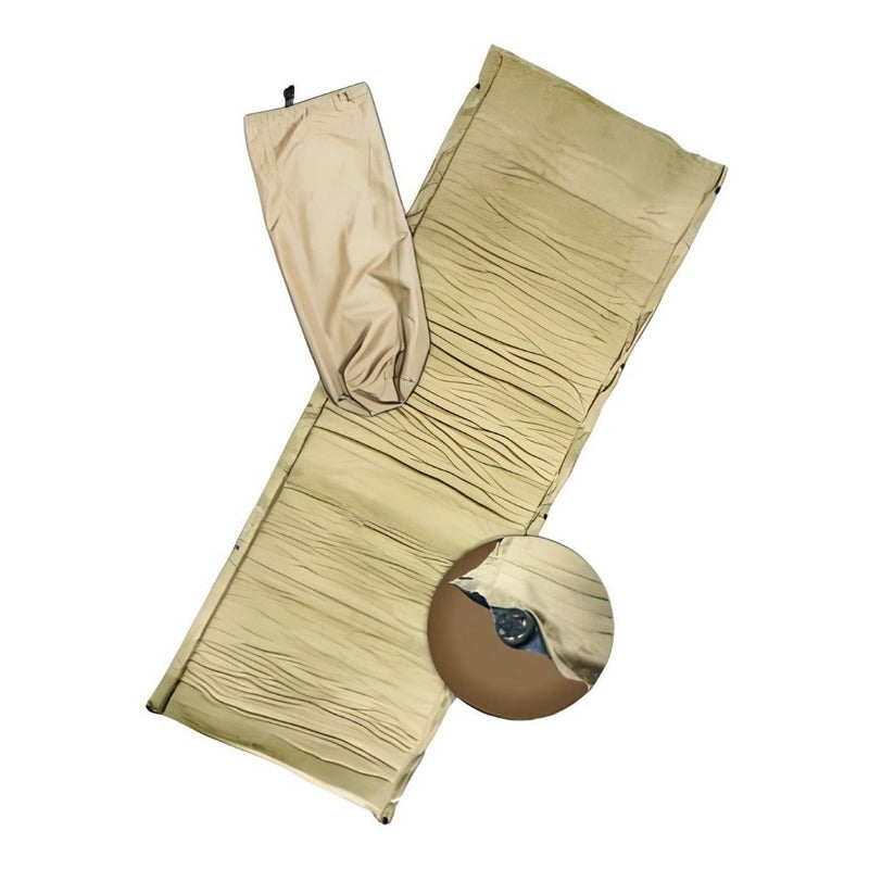 Colchoneta Campamento Camping Esponja Inflable 190x66x5 Cm