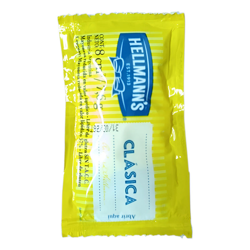 Mayonesa Hellmanns 8g X 192 Unidades