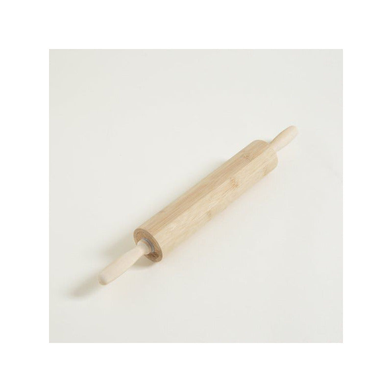 Palo Amasar Madera 43 Cm Largo Asas Movibles Nuevo