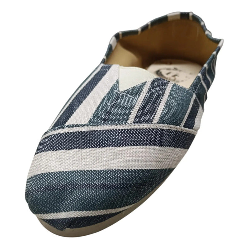 Alpargatas Confortables Estampadas Verde 43 Uy