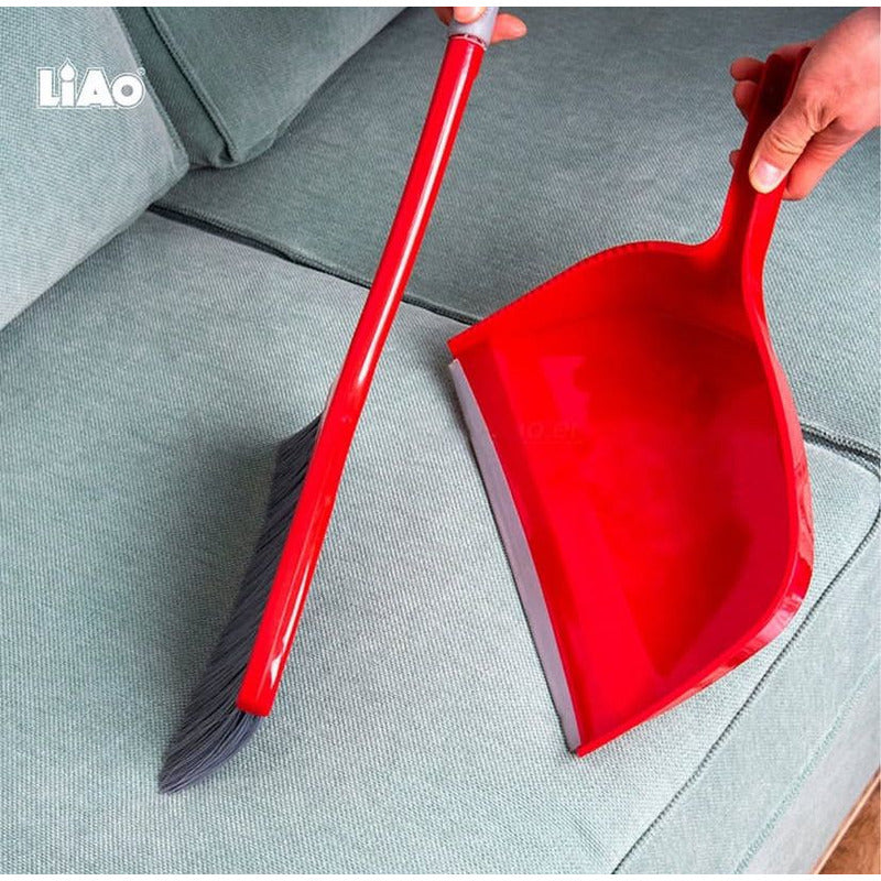 Set Cepillo Con Pala C Borde De Goma Y Cepillo Suave 55cm