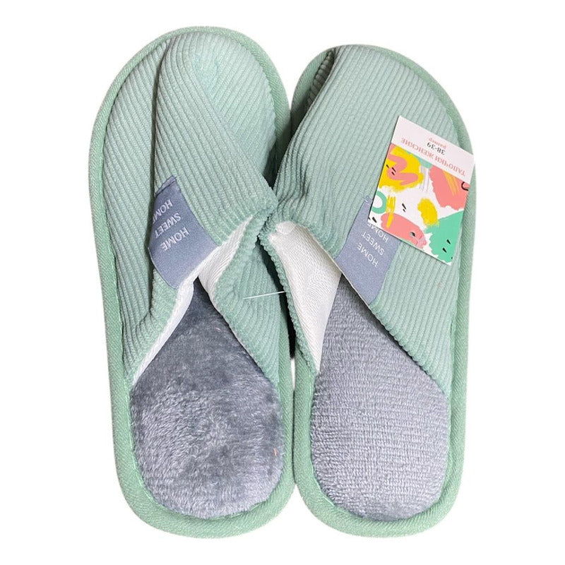 Pantufla Termica Invierno Talle 36 Al 45 Diferentes Colores