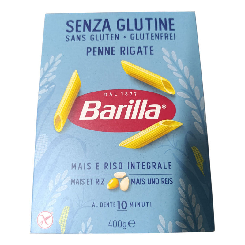 Fideos Barilla Penne Rigate Sin Gluten 400g