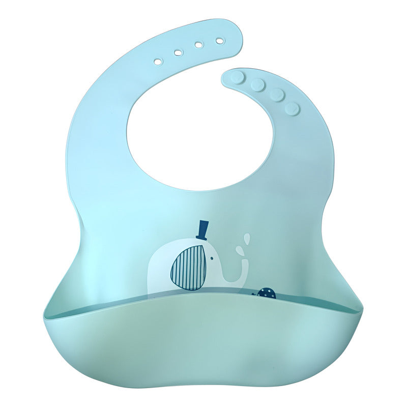 Babero De Silicona Con Grado Alimenticio Recién Nacido 24x30