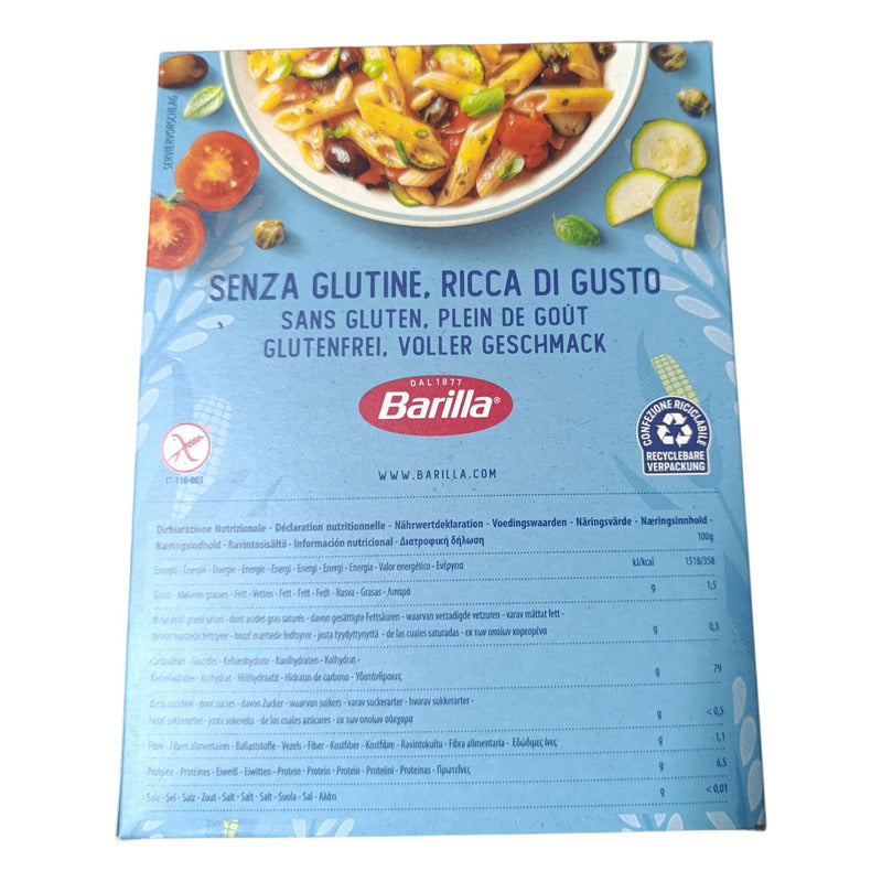 Fideos Barilla Penne Rigate Sin Gluten 400g