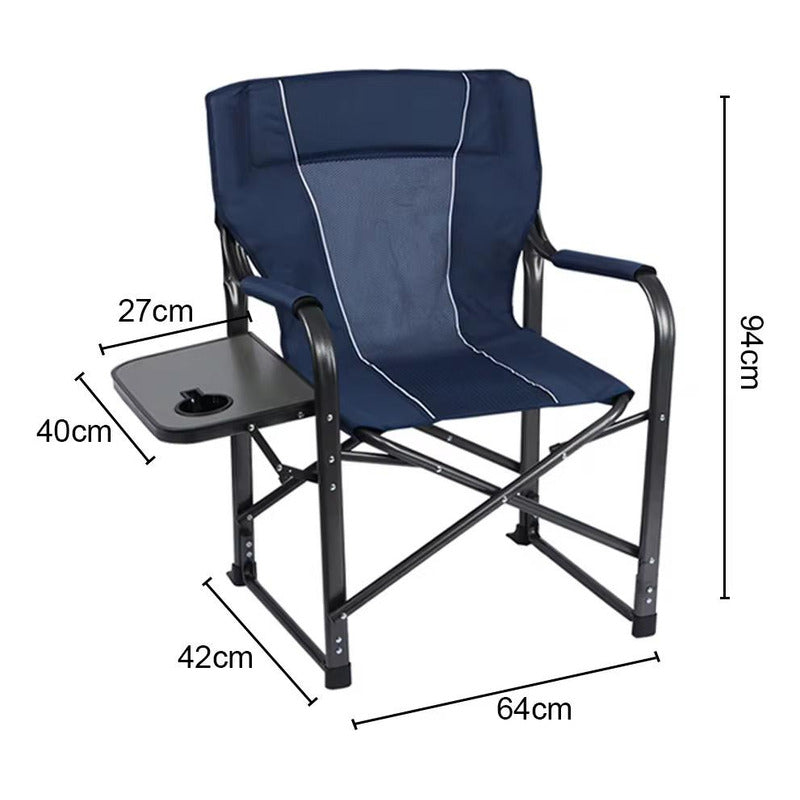 Silla De Camping Playa Con Posa Vaso Y Mesa
