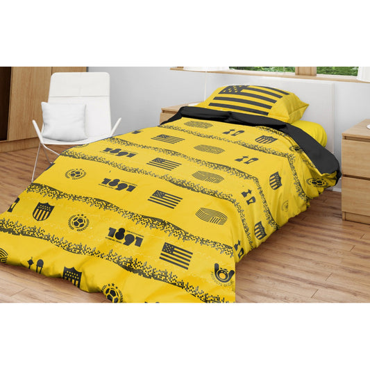 Acolchado Peñarol Escudo 2 Plaza 2,40x2,20 M