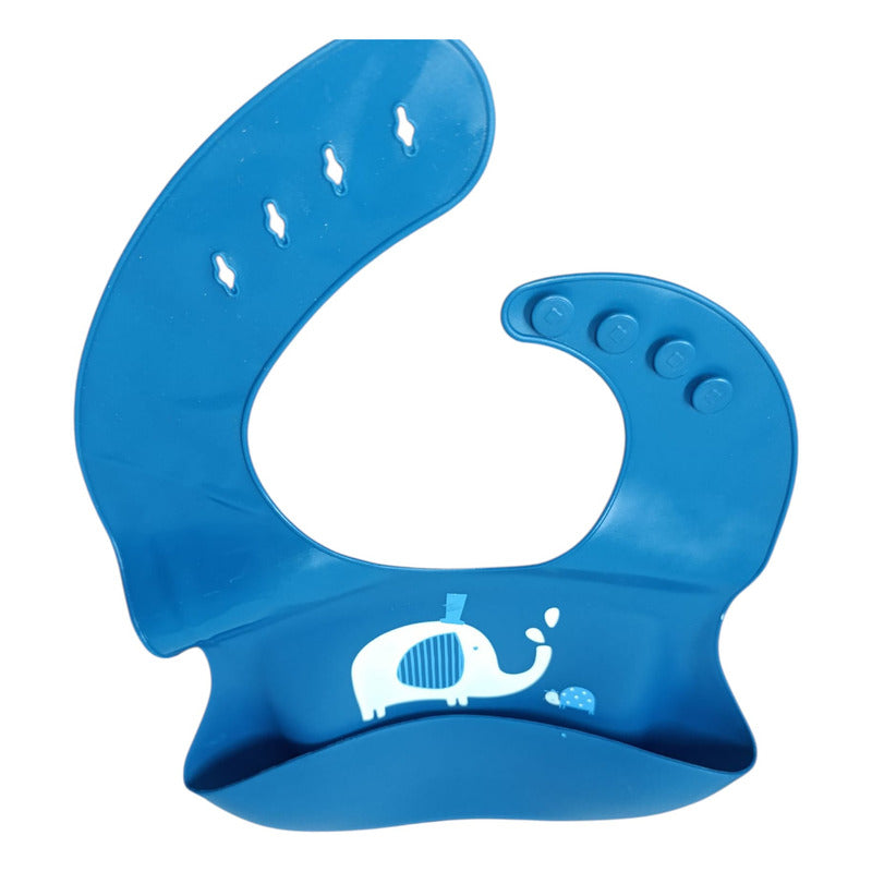 Babero De Silicona Con Grado Alimenticio Recién Nacido 24x30