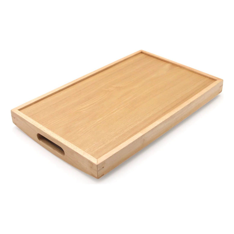 Bandeja Para Desayuno De Bambu 40x28 Cm