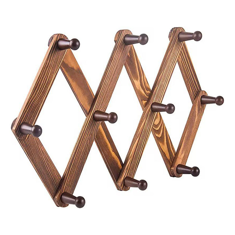 Colgador De Abrigo De Madera 37,5x15 Cm