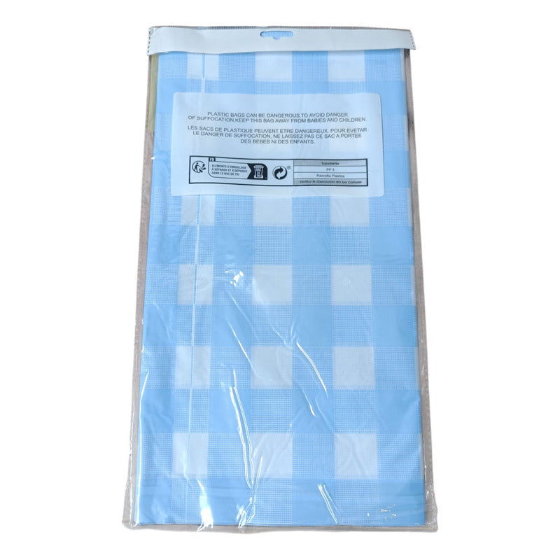 Mantel Cumpleaños Evento Nylon Cuadros Rectangular 274x173