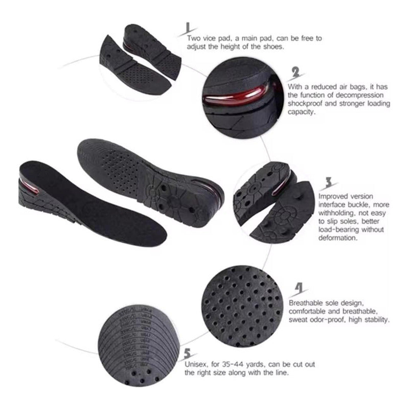 Plantilla Para Altura En Calzado 3 Cm X 2 Unidades