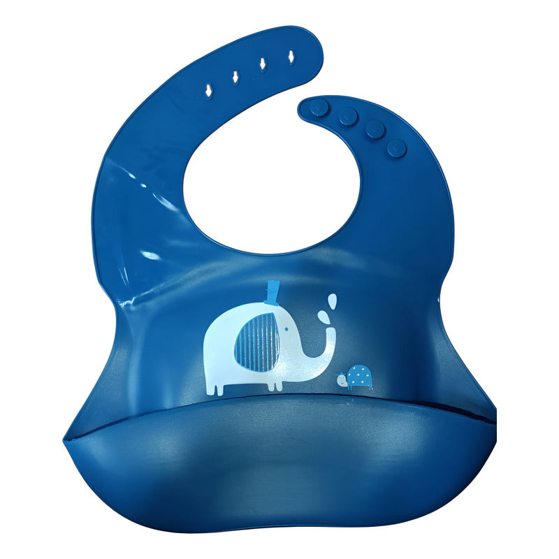 Babero De Silicona Con Grado Alimenticio Recién Nacido 24x30