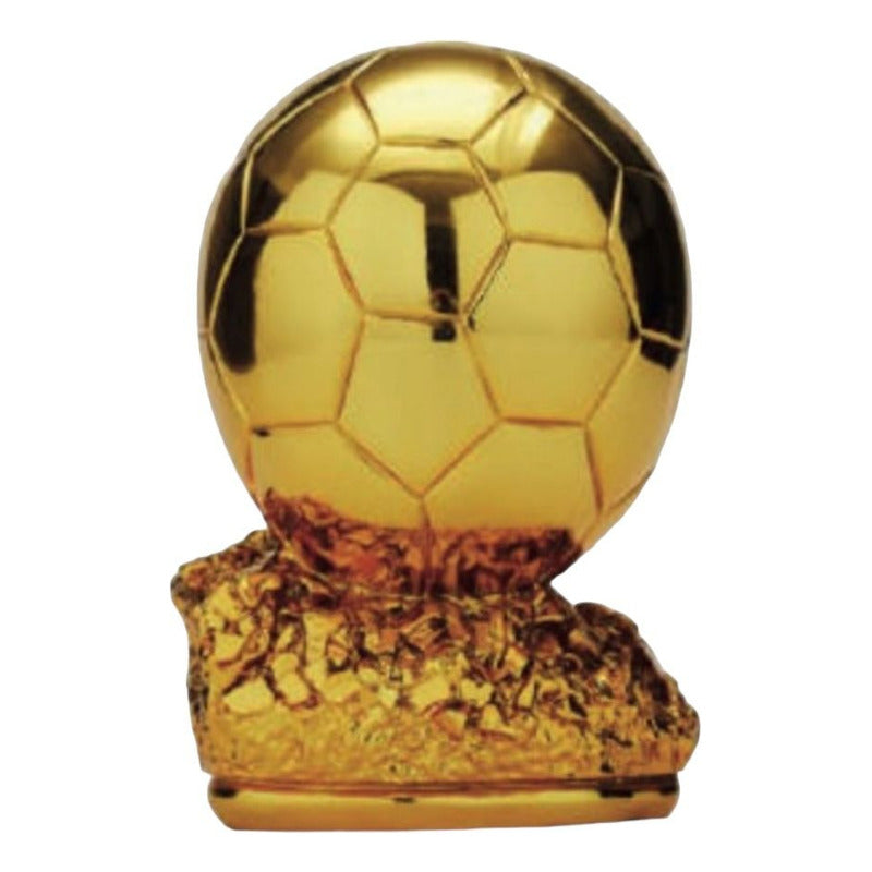 Balon De Oro Grande 24 Cm Macizo Trofeo Goleador